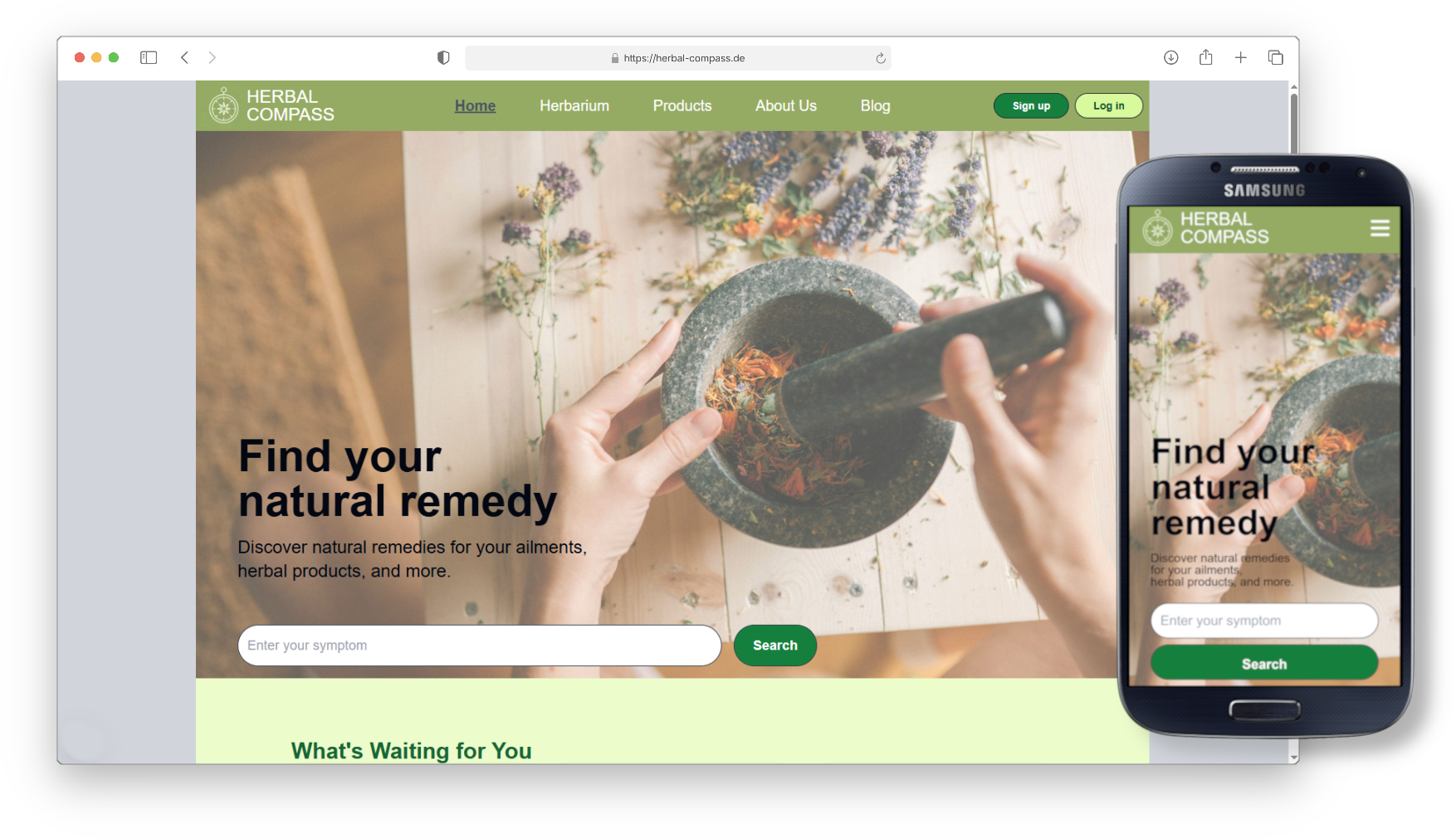 Herbal Compass screenshot_01